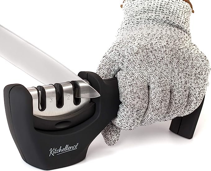 save yourself from finger injuries with this knife sharpener