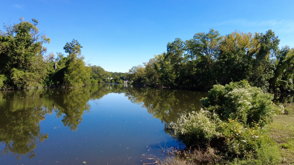 View of the Hackensack River