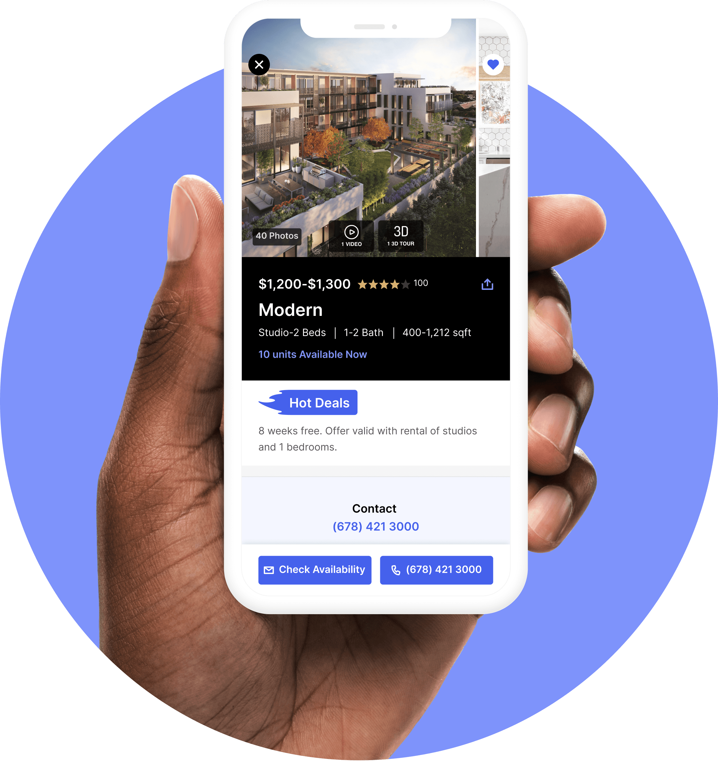 Rent. App Property Page